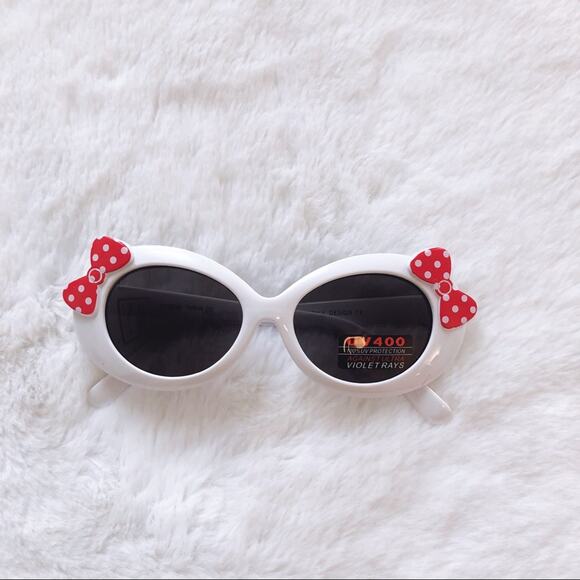 Stylens Other - Everly White Toddler Girl Fashion Bow Sunglasses
